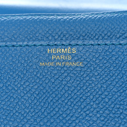 Hermes Epsom Constance Long Wallet Bleu Zanzibar 6 of 7