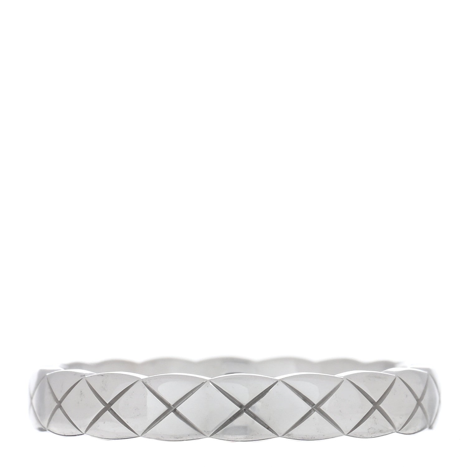 Chanel 18K White Gold Mini Coco Crush Ring 1 of 5