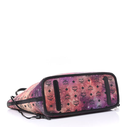MCM Metallic Galaxy Visetos Medium Project Reversible Shopper Tote Black Multicolor 7 of 9