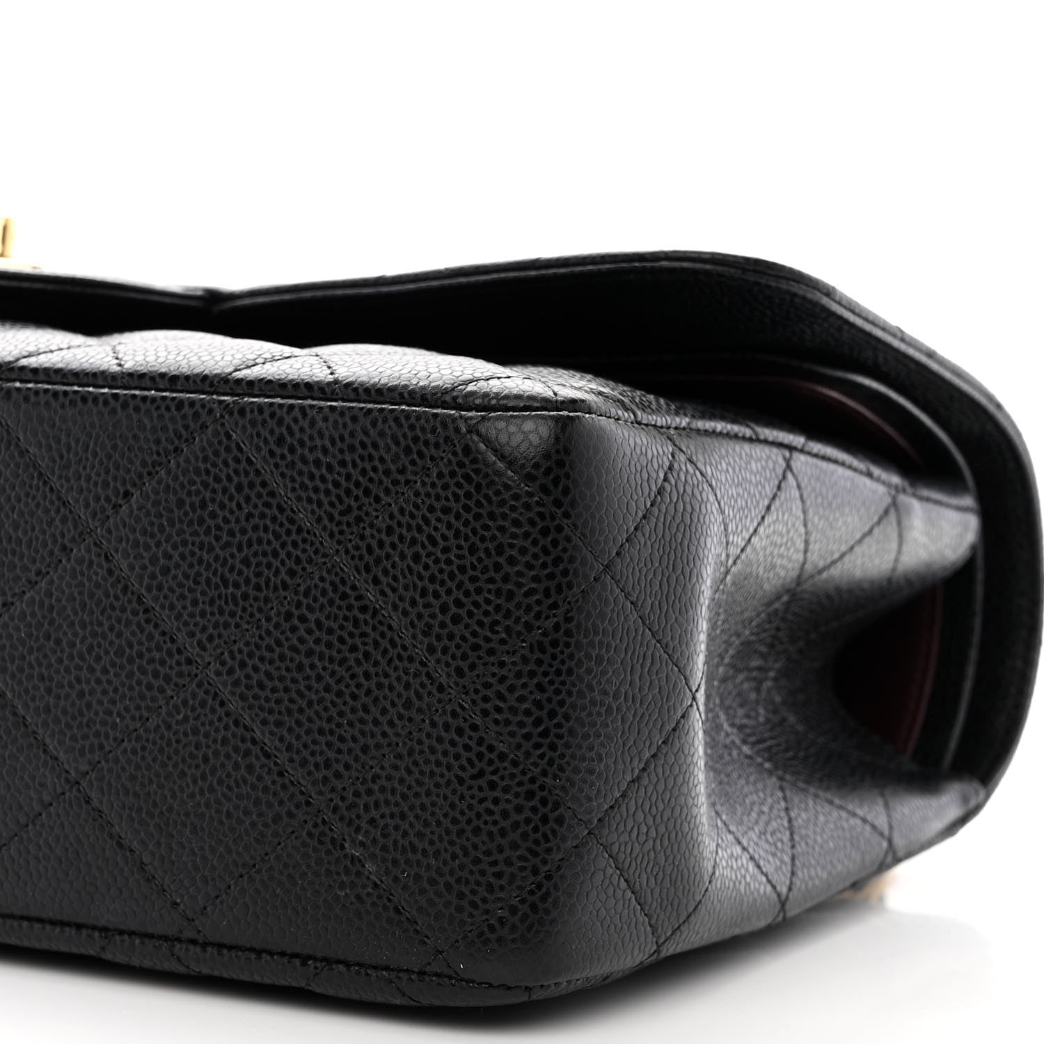 Chanel Caviar Quilted Jumbo Double Flap Black 10 of 12
