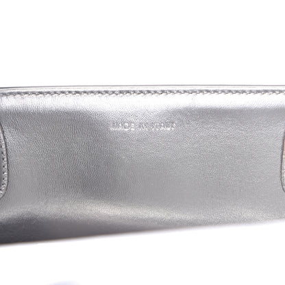 Christian Dior Metallic Grained Calfskin Medium Diorever Flap Silver 7 of 12