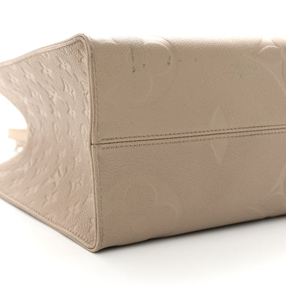 Louis Vuitton Empreinte Monogram Giant Onthego MM Tourterelle 8 of 13