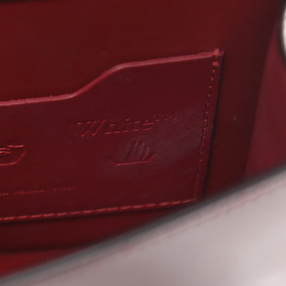 Off-White Calfskin Jitney 0.7 Rent Money Crossbody Bag Burgundy 7 of 16