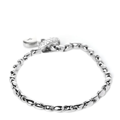 Piaget 18K White Gold Diamond Dole Heart Bracelet 3 of 5