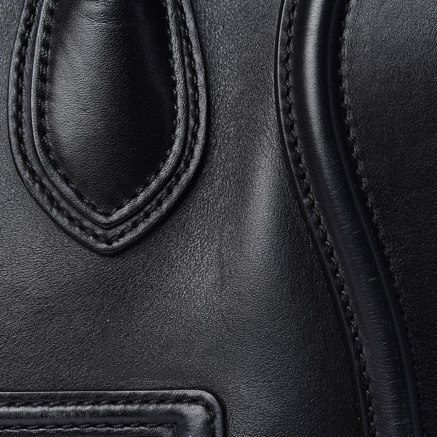 Smooth Calfskin Mini Luggage Black