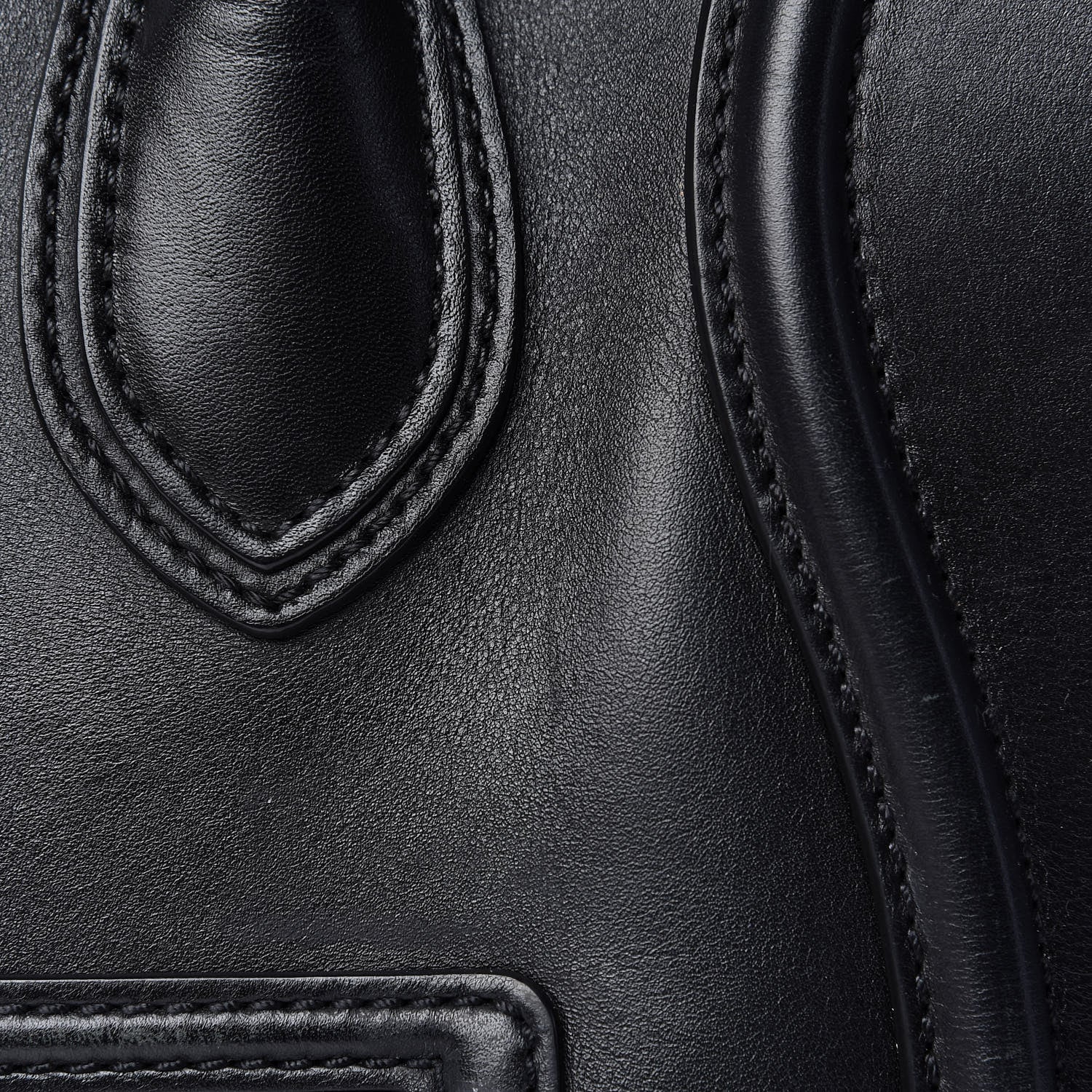 Celine Smooth Calfskin Mini Luggage Black 24 of 33
