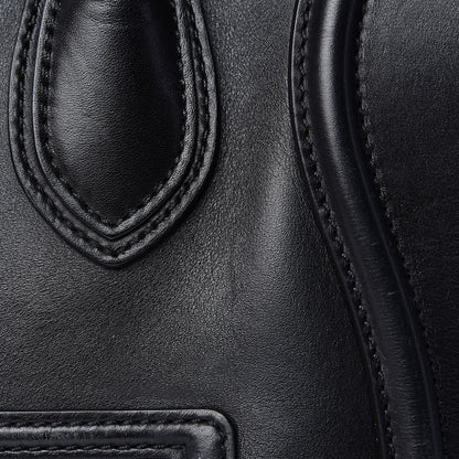 Celine Smooth Calfskin Mini Luggage Black 24 of 33