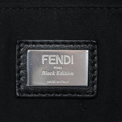 Fendi Vitello Dolce Flowerland Croc Tail Medium By The Way Boston Bag Black 6 of 7