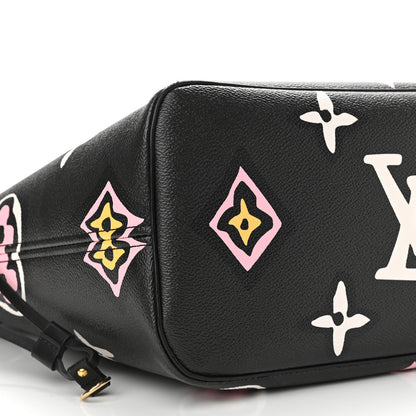 Louis Vuitton Monogram Giant Wild At Heart Neverfull MM Black 8 of 10