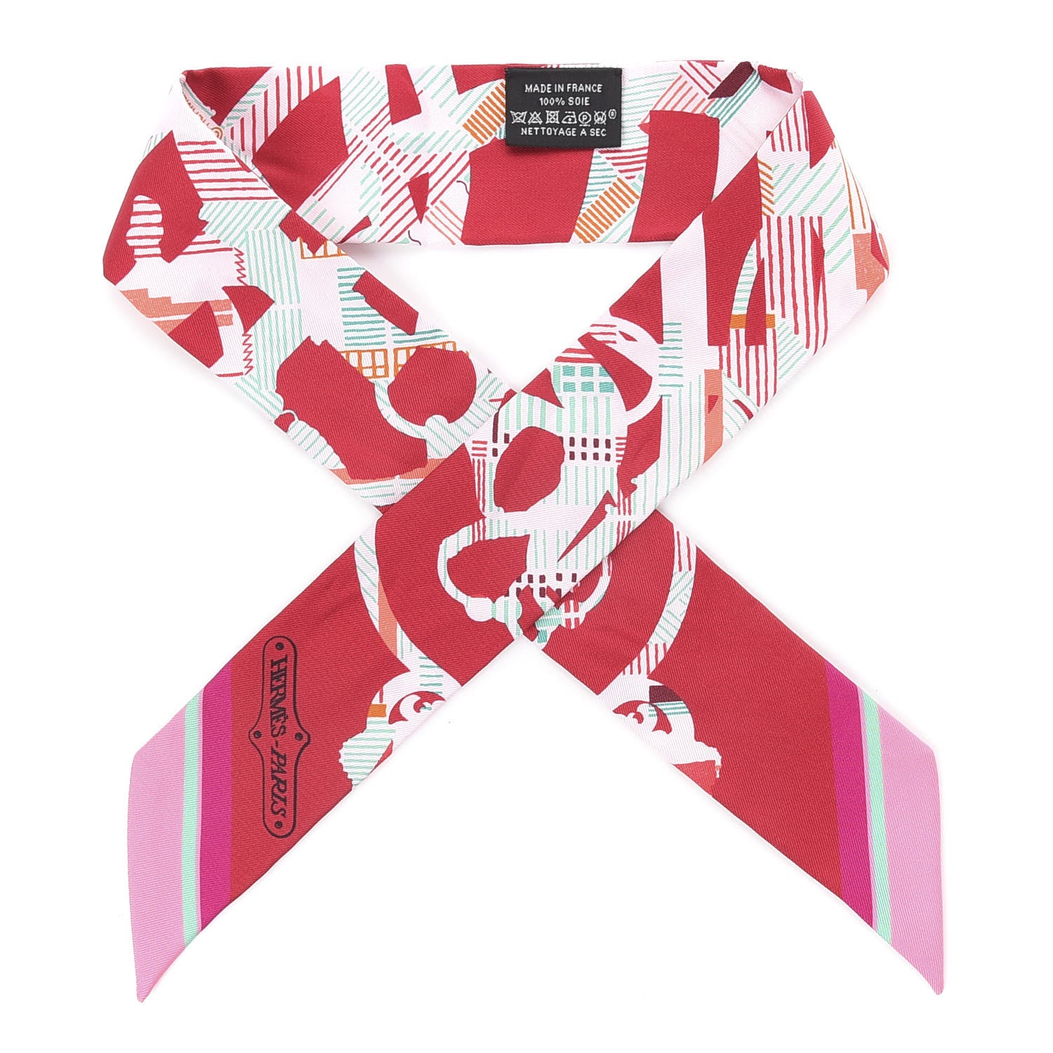 Hermes Silk Cavalcadour Morning Twilly 1 of 2