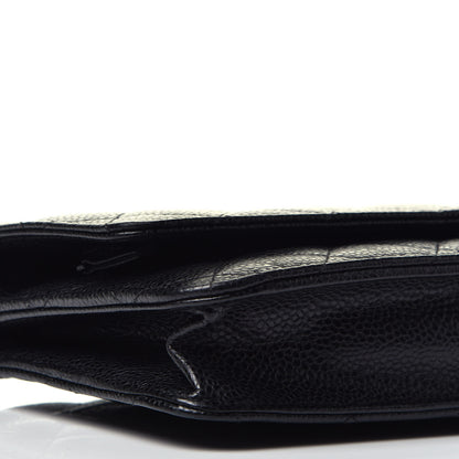 Chanel Caviar Quilted Wallet On Chain WOC Black 8 of 9