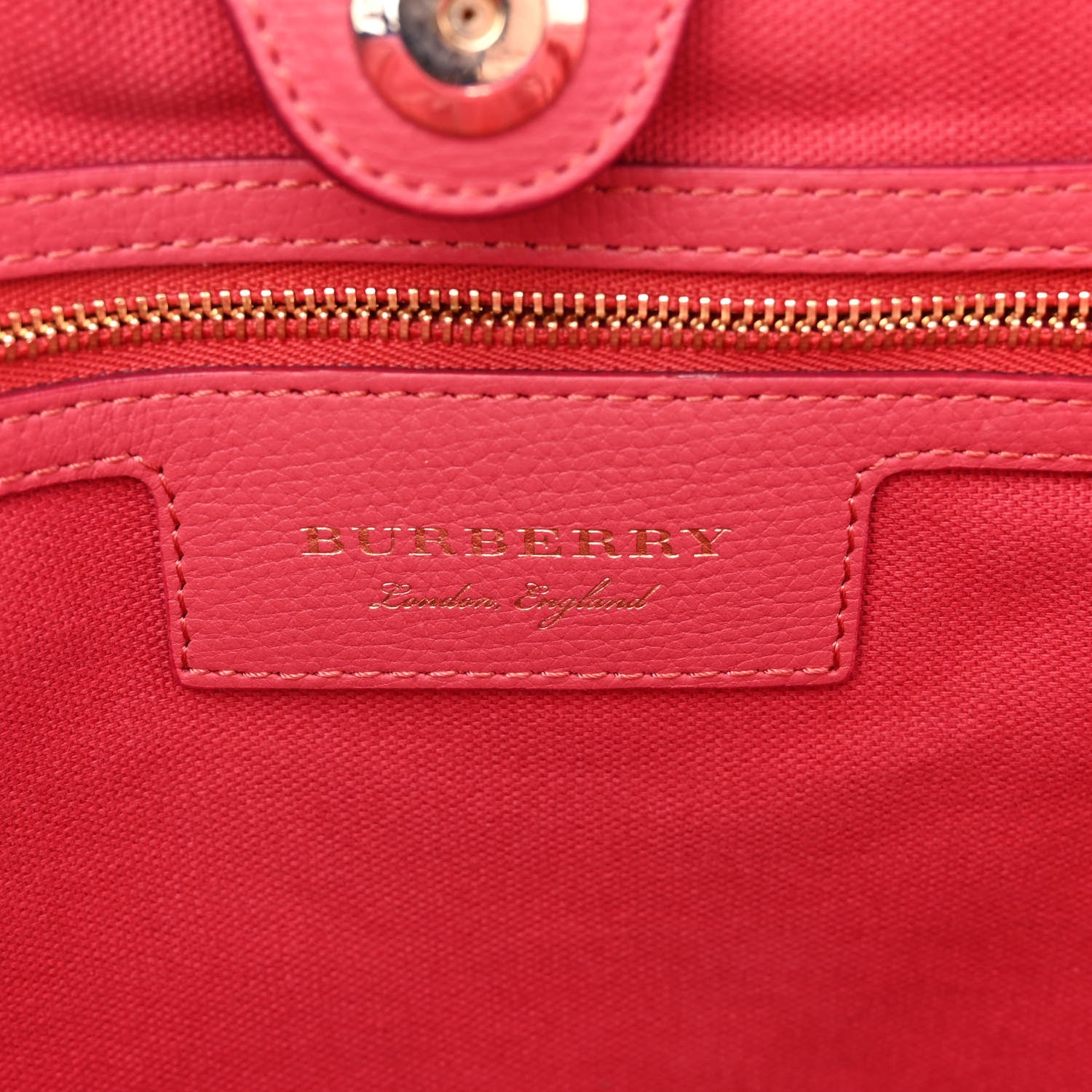 Burberry Haymarket Check Floral Print Small Canterbury Tote Pink 6 of 9