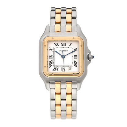 Cartier Stainless Steel 18K Yellow Gold 27mm Panthere Quartz Watch 1 of 6