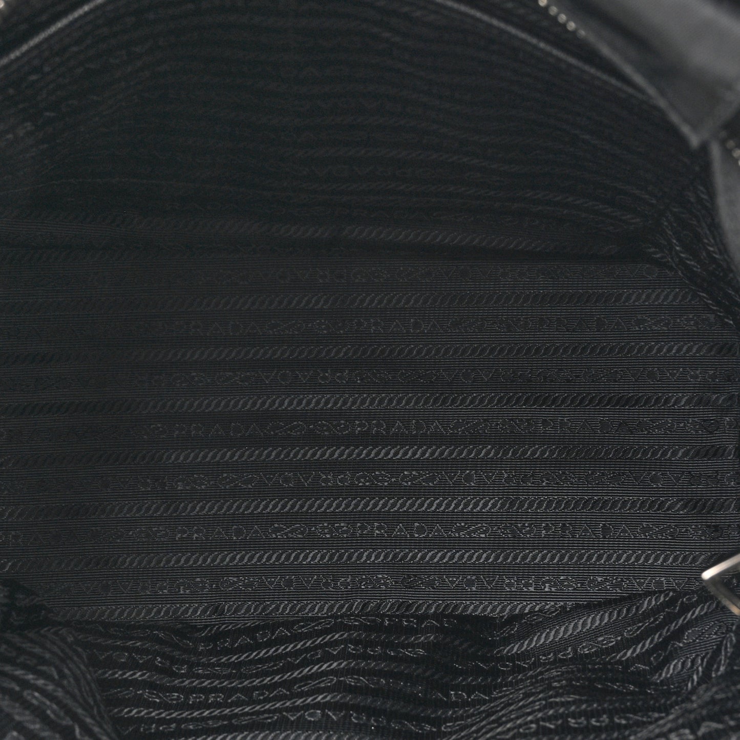 Nylon Tessuto Impuntu Quilted Tote Black
