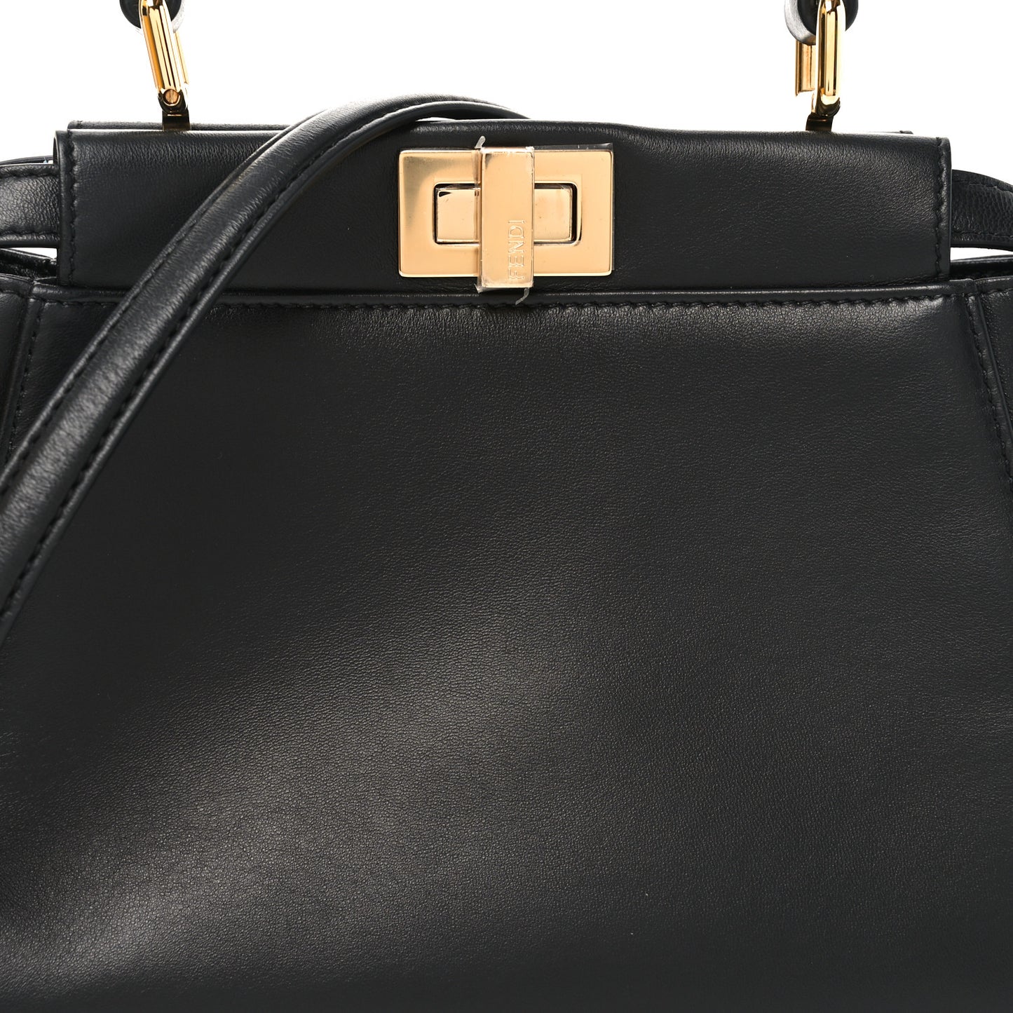 Nappa Mini Peekaboo Iconic Satchel Black