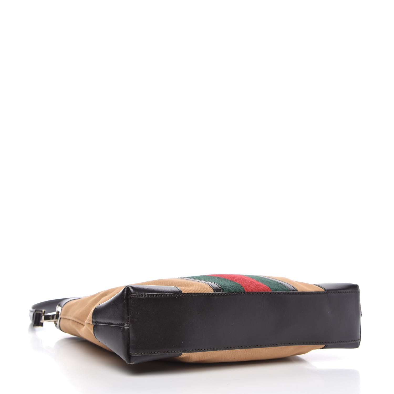 Gucci Canvas Web Hobo Dark Brown 4 of 10