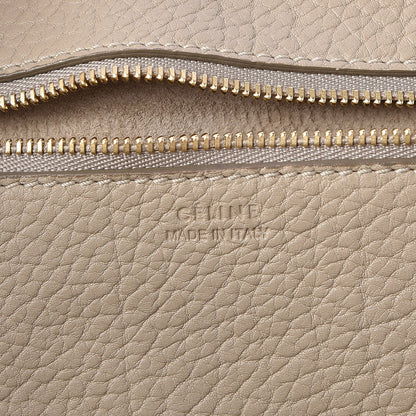 Celine Crisped Calfskin Small Tie Knot Tote Light Taupe 9 of 15