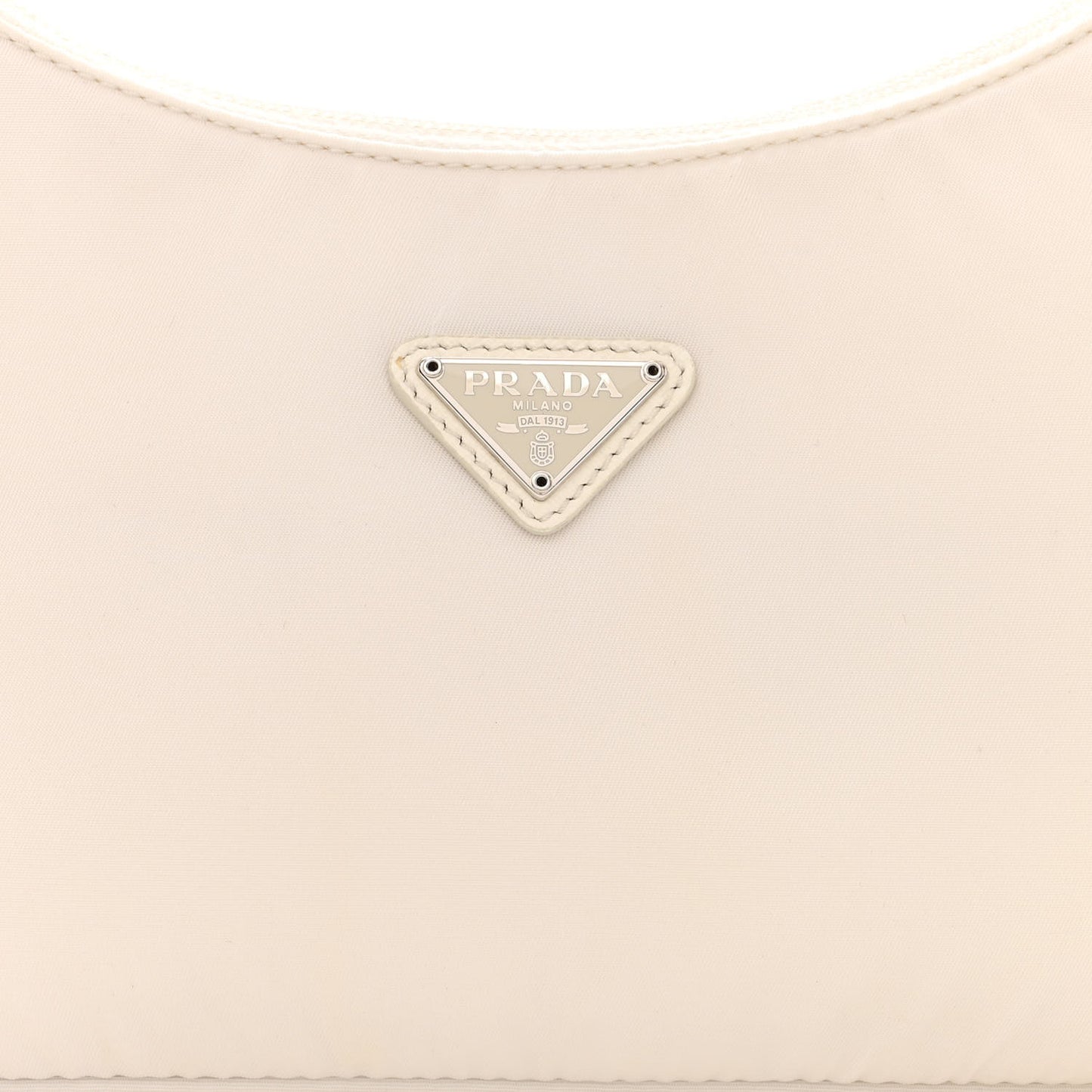 Tessuto Nylon Mini Re-Edition 2000 Bag White