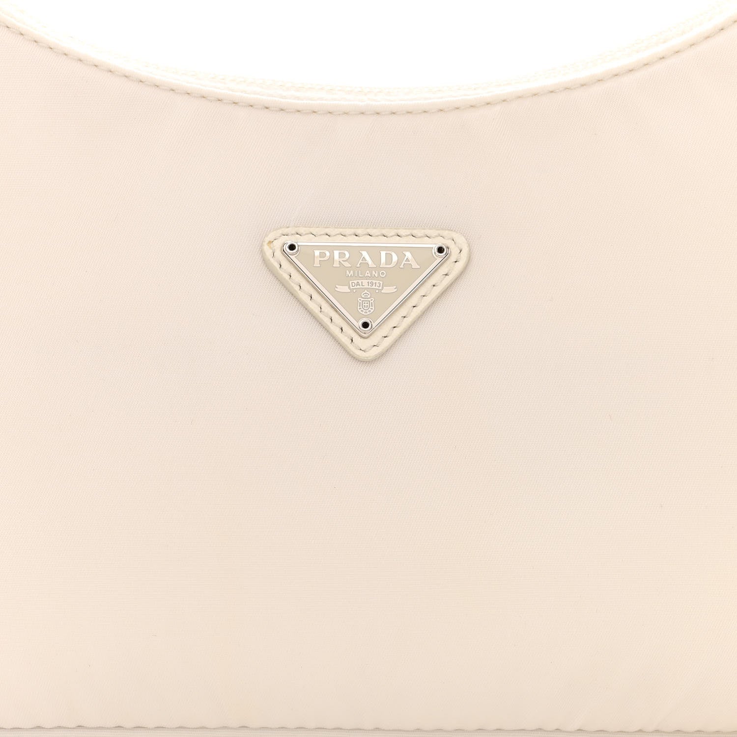 Prada Tessuto Nylon Mini Re-Edition 2000 Bag White 9 of 11