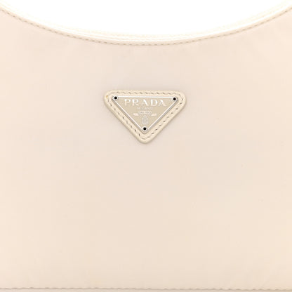 Prada Tessuto Nylon Mini Re-Edition 2000 Bag White 9 of 11