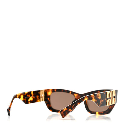 Miu Miu Acetate Miu Glimpse Sunglasses SMU 09WS Havana 4 of 8