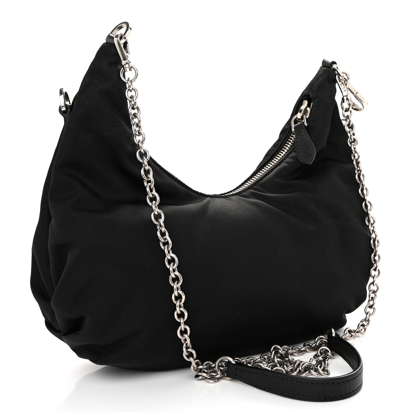 Tessuto Nylon Saffiano Re-Edition 2006 Shoulder Bag Black