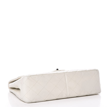 Chanel Lambskin Quilted Jumbo Single Flap White 9 of 19
