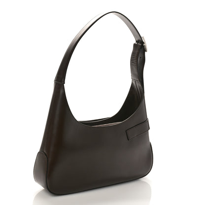 Salvatore Ferragamo Soft Calfskin Gancini Hobo Dark Brown 2 of 7