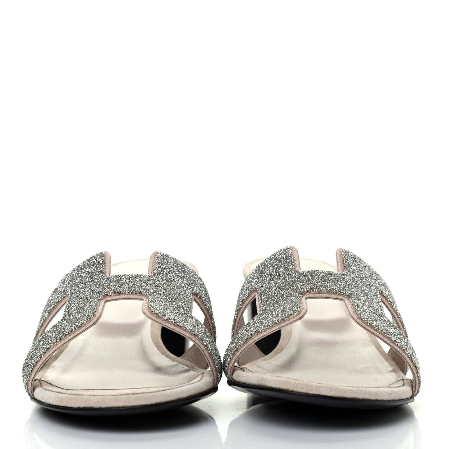 Suede Goatskin Crystal Oasis Sandals 38