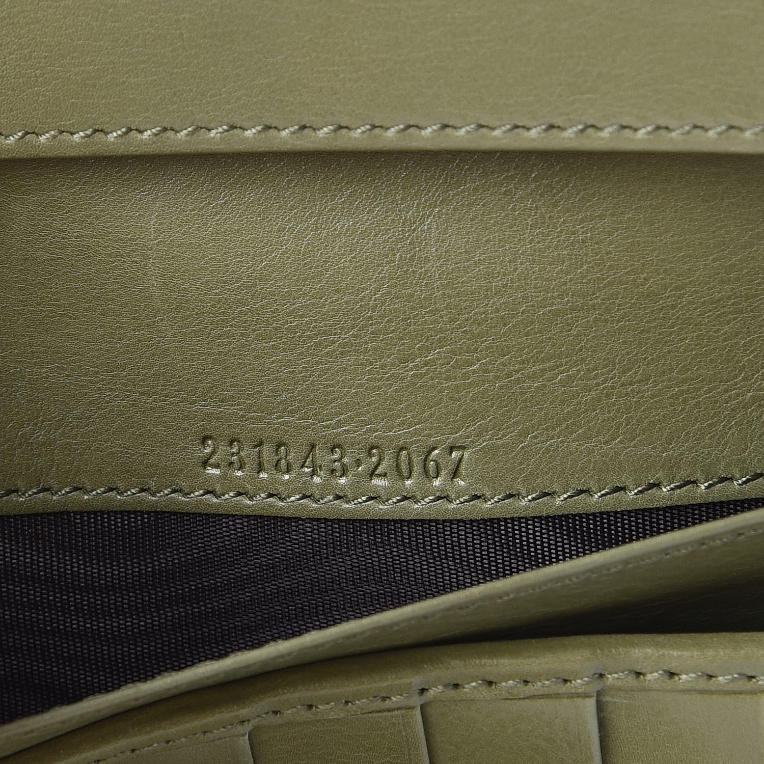 Gucci Calfskin Studded Blondie Continental Wallet Green 8 of 12