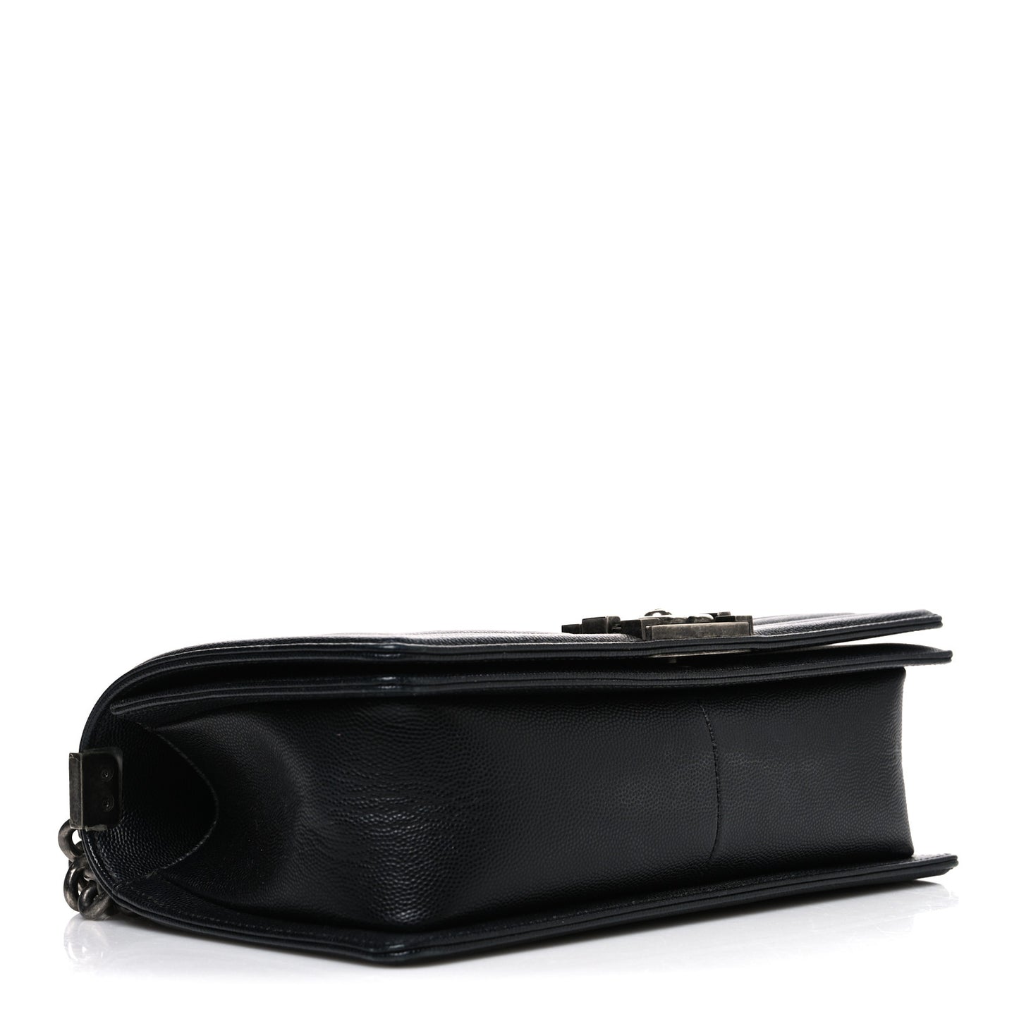 Caviar Quilted Medium Boy Flap Black