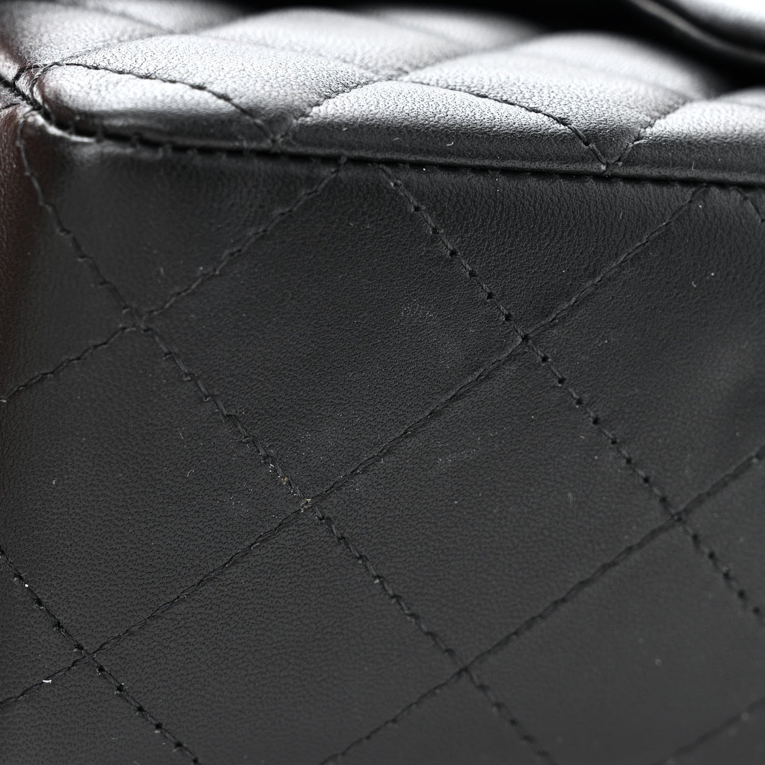 Chanel Lambskin Quilted Mini Rectangular Flap Black 12 of 13