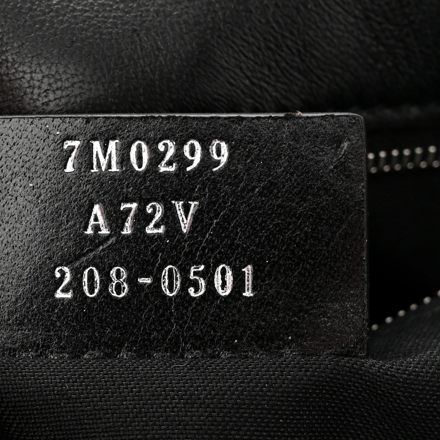 Nappa FF 1974 Embossed Mini Expandable Flap Bag Black