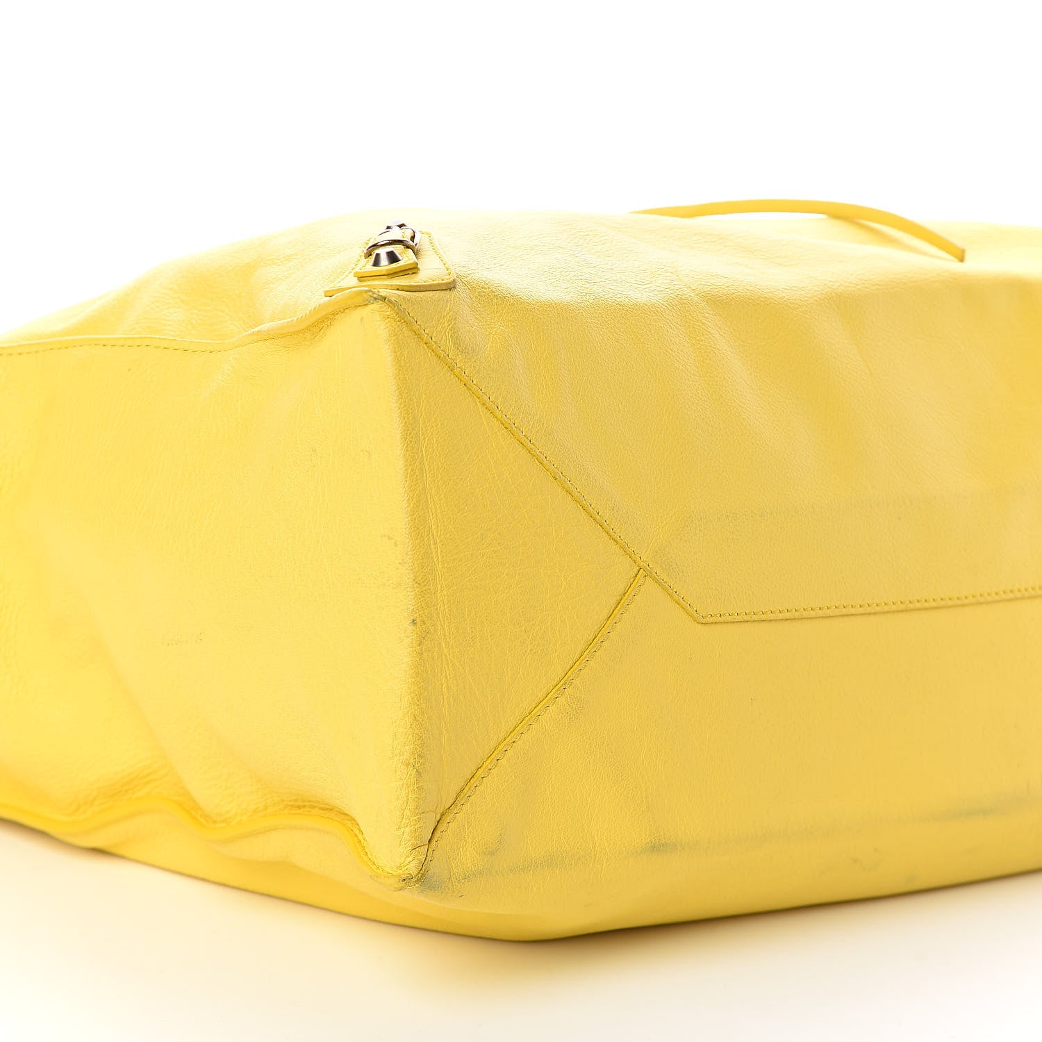 Balenciaga Veau Papier A4 Tote Yellow 8 of 10