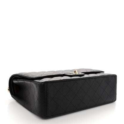 Chanel Caviar Quilted Maxi Double Flap Black 4 of 10