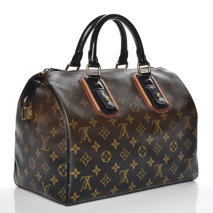 Louis Vuitton Monogram Mirage Speedy 30 Black 3 of 8