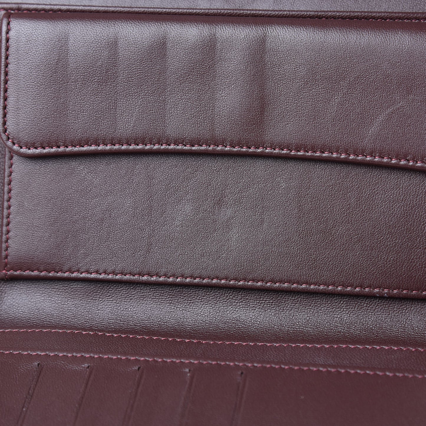 Lambskin Quilted Large Flap Wallet Black