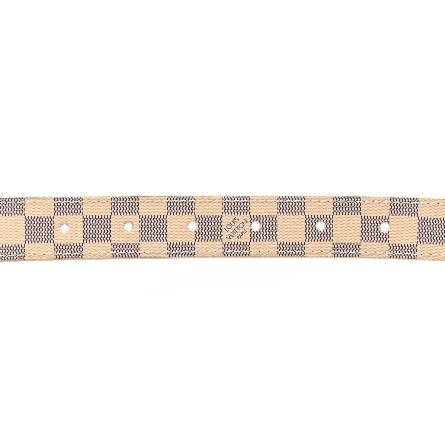 Louis Vuitton Damier Azur 25mm Mini Belt 90 36 6 of 8