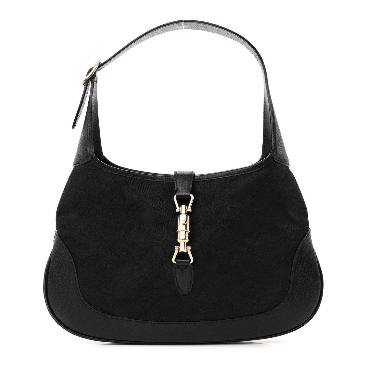 Monogram Small Jackie O Hobo Black
