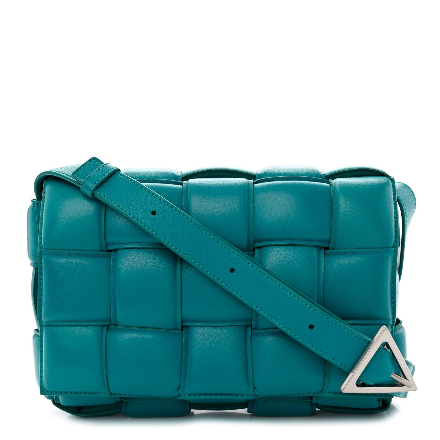 Nappa Maxi Intreccio Padded Cassette Crossbody Bag Blaster