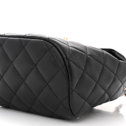 Chanel Caviar Quilted Mini Urban Spirit Backpack Black 9 of 10