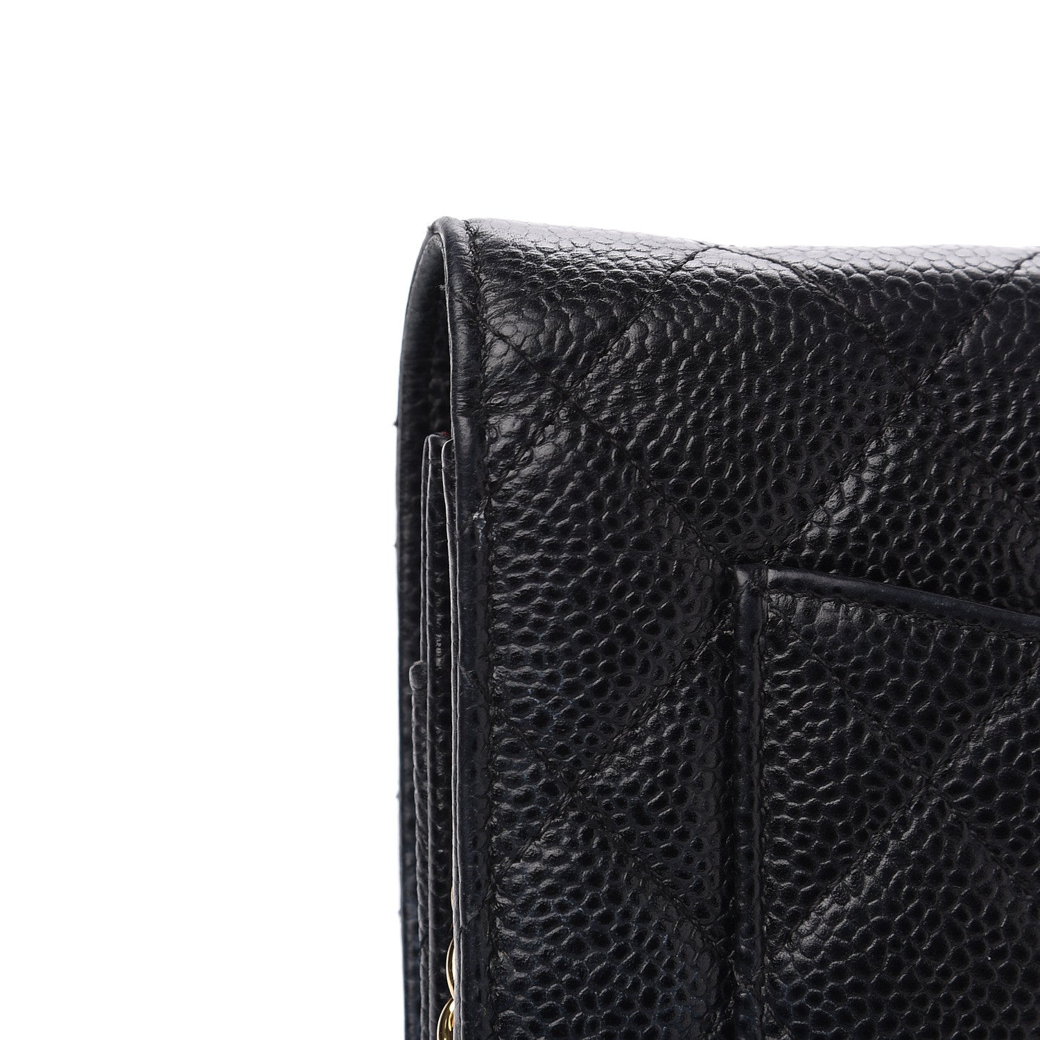 Chanel Caviar Quilted Wallet On Chain WOC Black 12 of 13