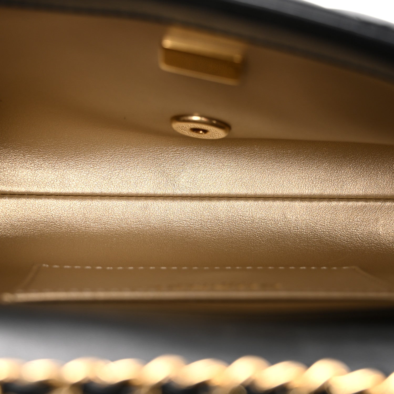 Chanel Lambskin Quilted Mini Quilted Handle Crush Flap Black 5 of 13