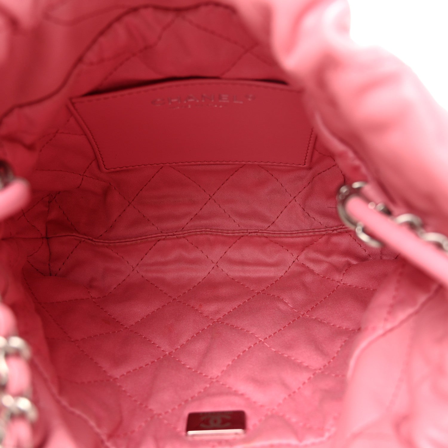 Chanel Shiny Calfskin Quilted Mini Chanel 22 Pink 5 of 11