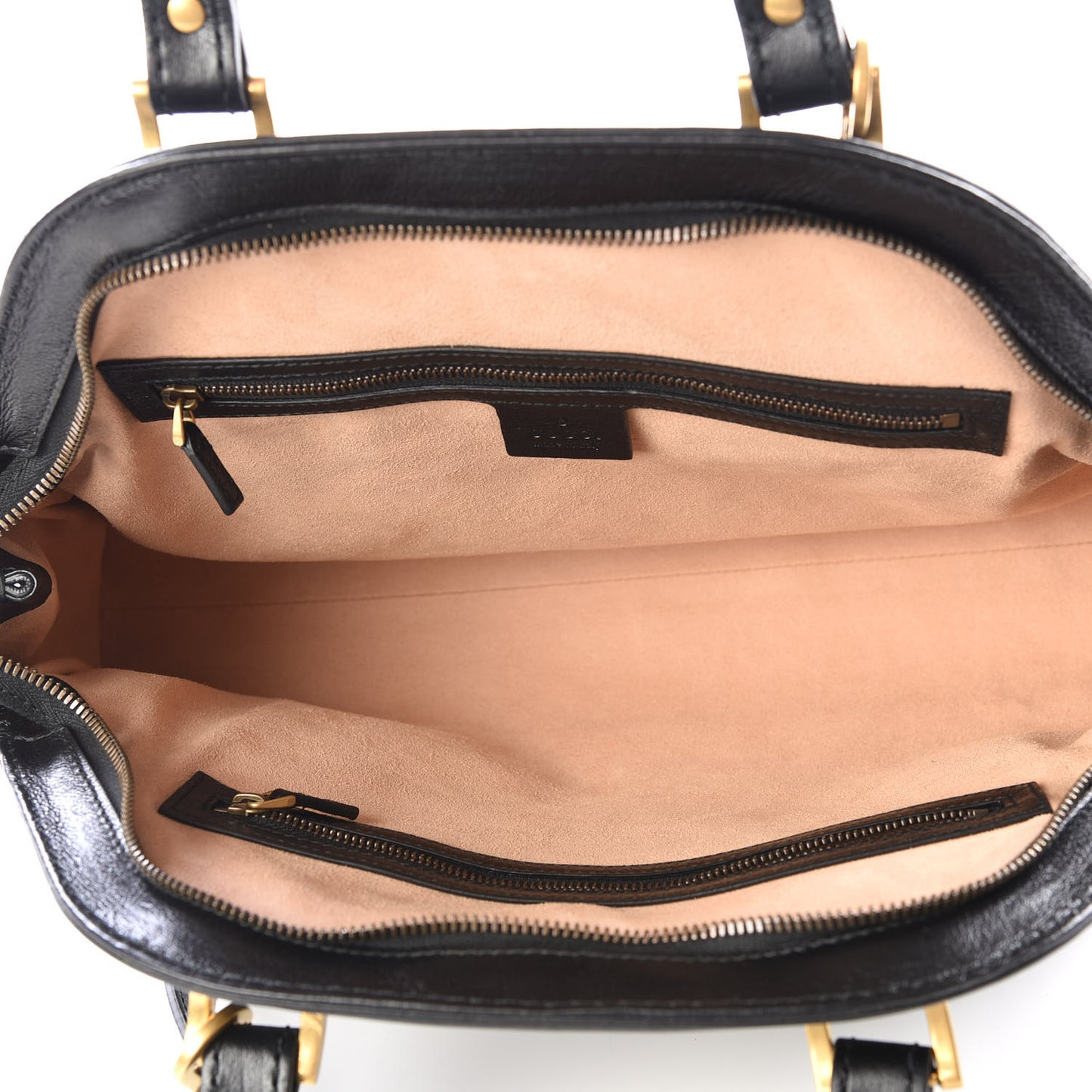 Calfskin Medium Re(Belle) Top Handle Bag Black