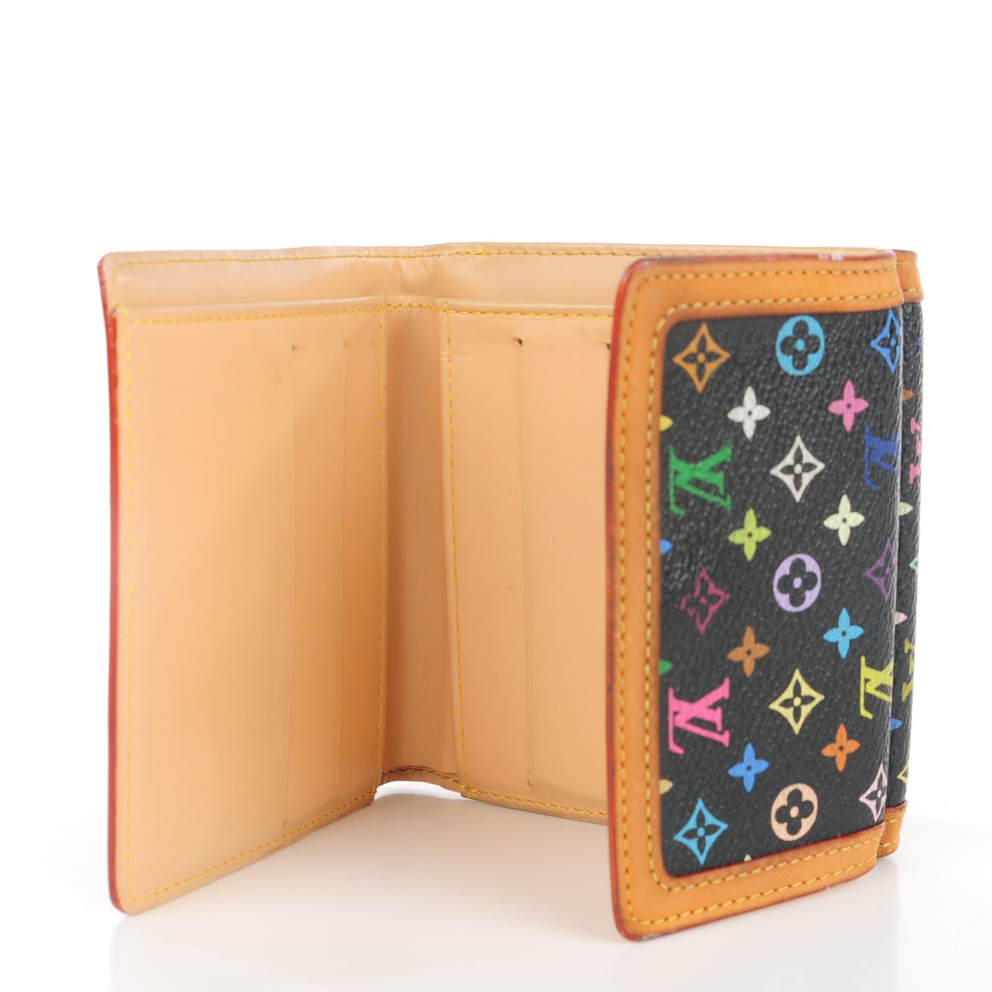 Monogram Multicolor Porte-Monnaie Billets Wallet Black
