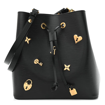 Louis Vuitton Epi Love Lock NeoNoe Black 1 of 12