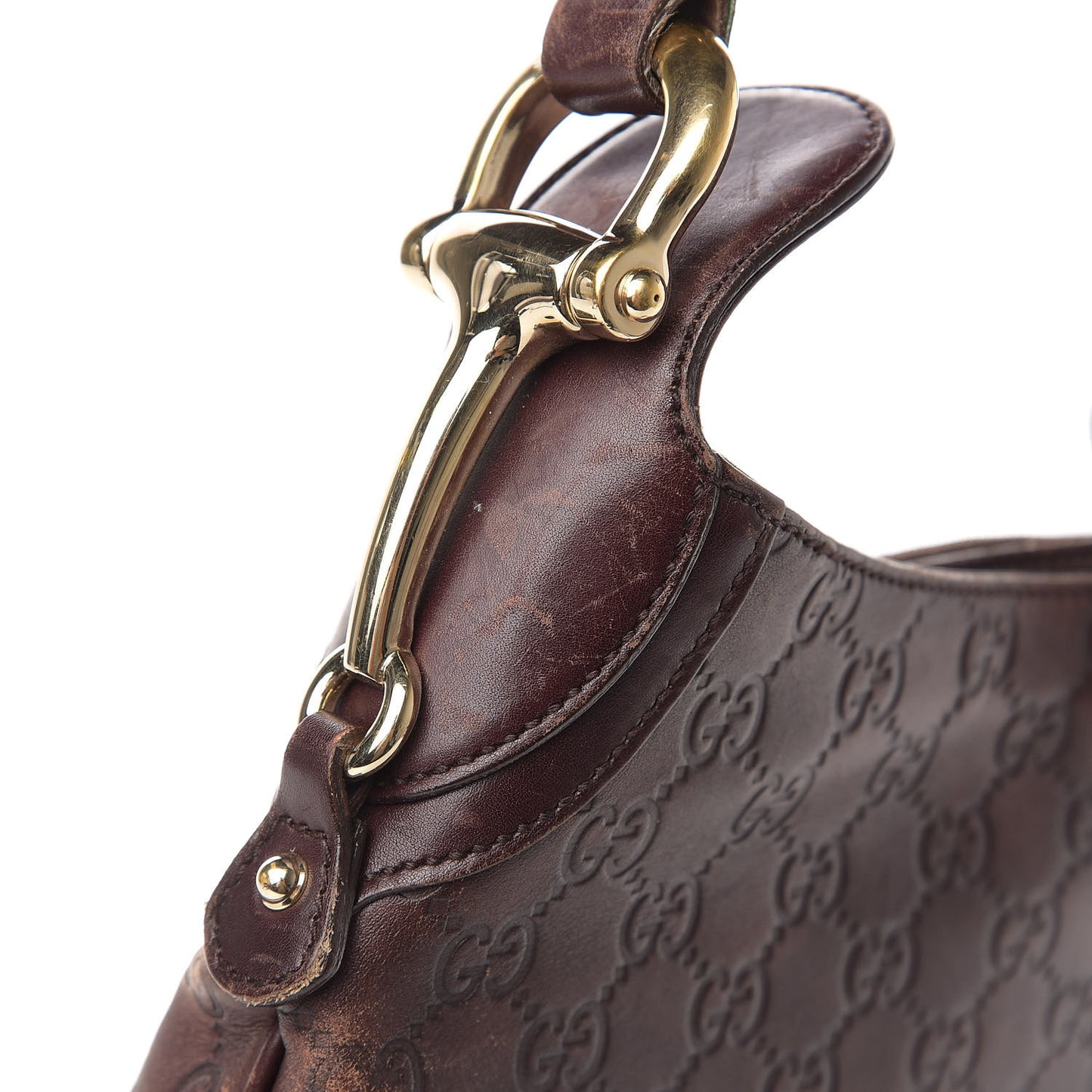 Guccissima Creole Hobo Chocolate