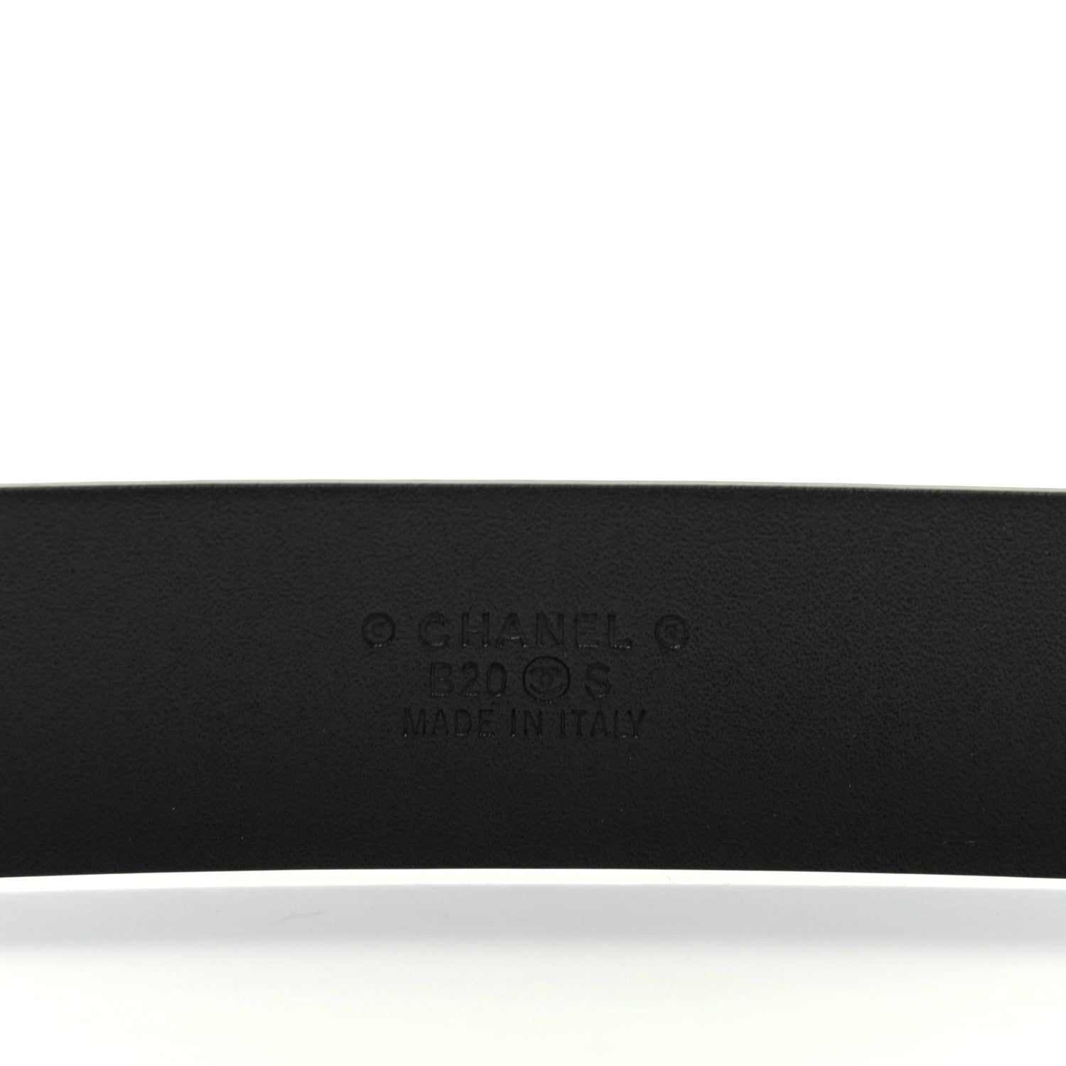 Chanel Calfskin Pearl Crystal Queen of France CC Belt 85 34 Black 3 of 7