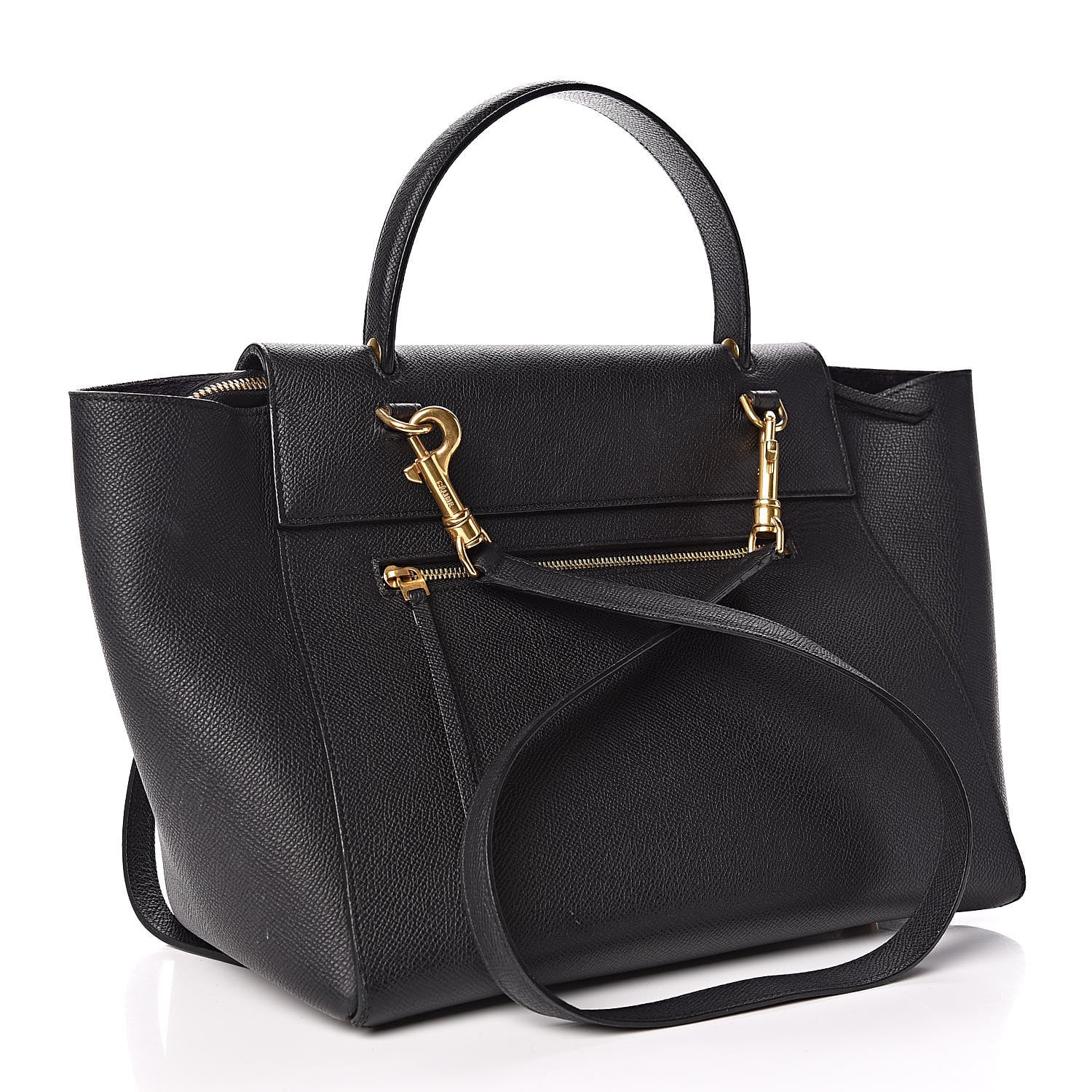 Celine Grained Calfskin Mini Belt Bag Black 3 of 18